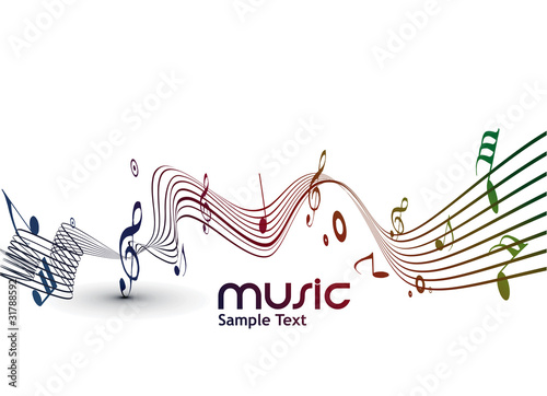 musical notes background