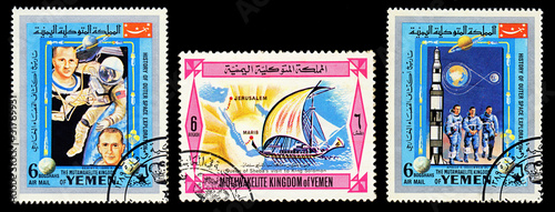 Cancelled stamps of the Kingdom of Yemen