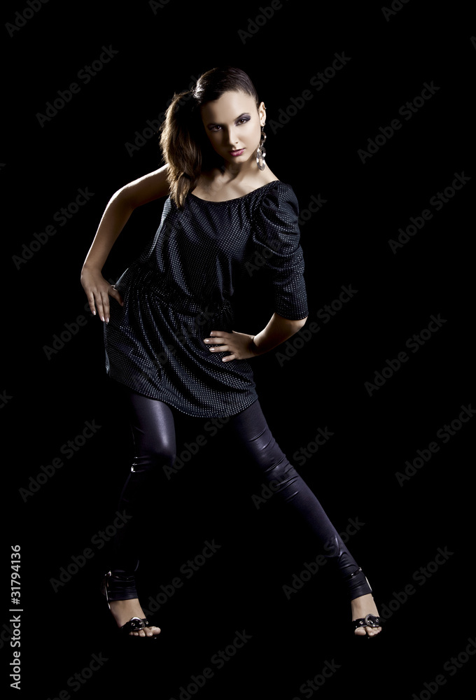 Beautiful fashionable woman Beautiful fashionable woman
