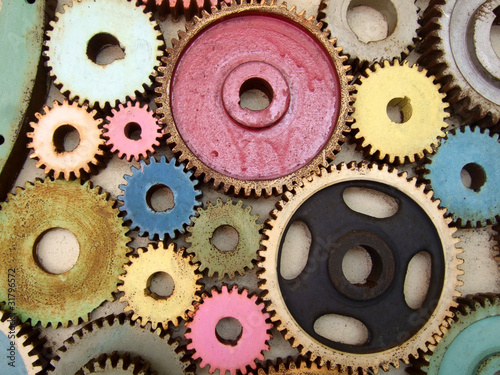 colored gears