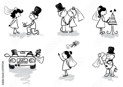Funny Men - wedding and newly-married