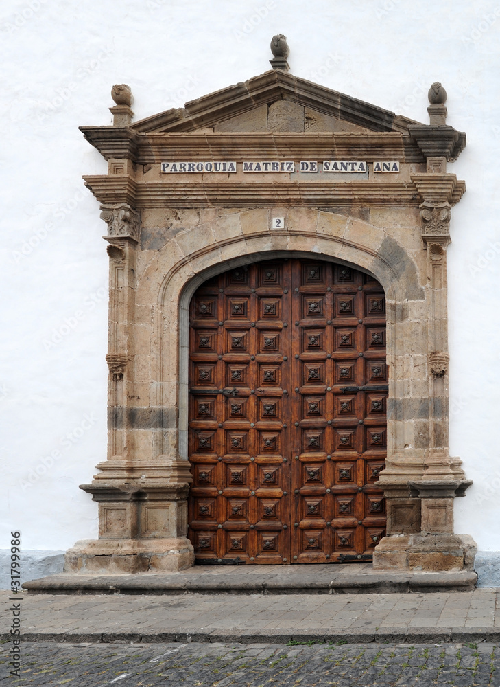 Fototapeta premium Église Sainte-Anne à Garachico