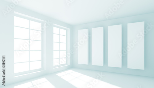 3d Illustration of Abstract Interior Background or Wallpaper