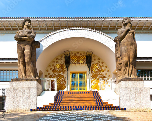 famous entrance in Art nouveau style