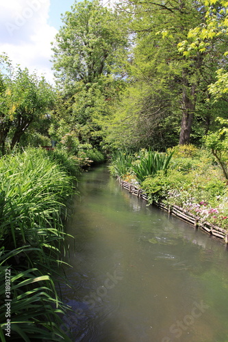 river in the garden
