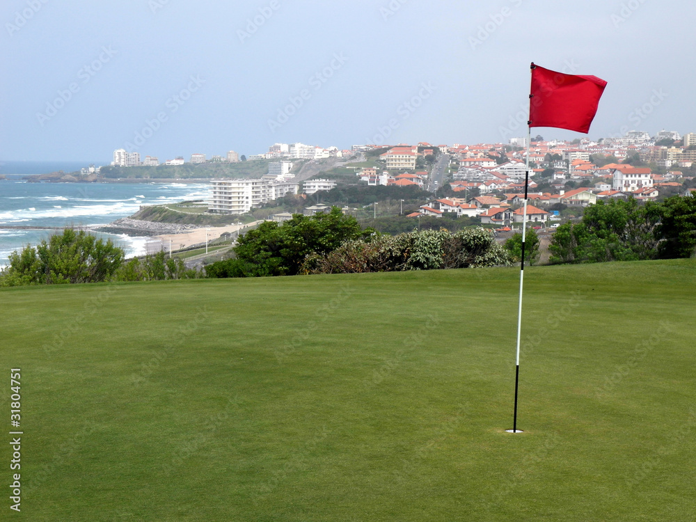 Obraz premium golf au pays basque