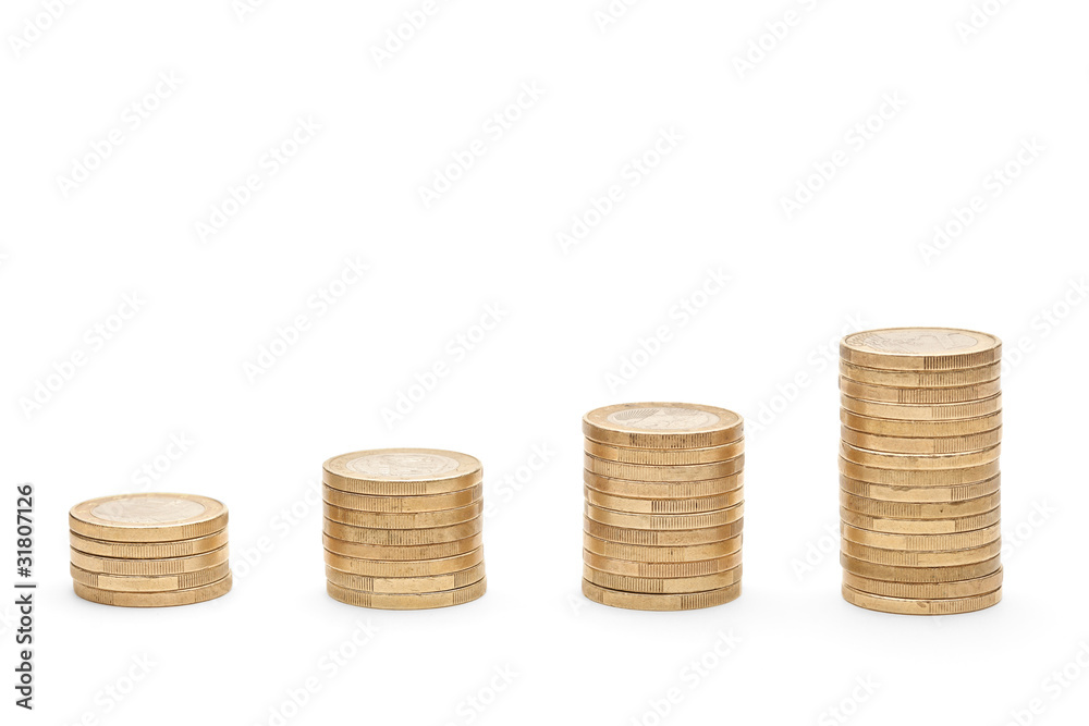 Columns of coins