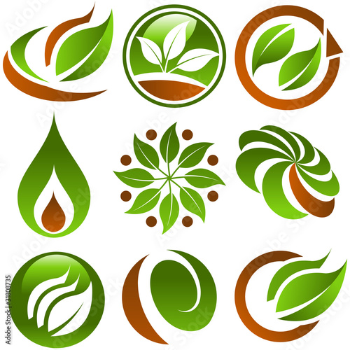 Green Eco Icons
