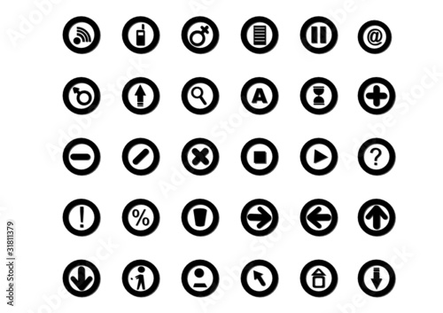 black icons