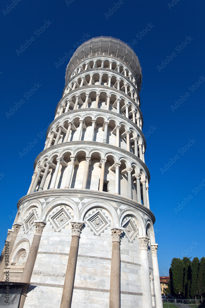 Italy. Pisa. The Leaning Tower of Pisa ...