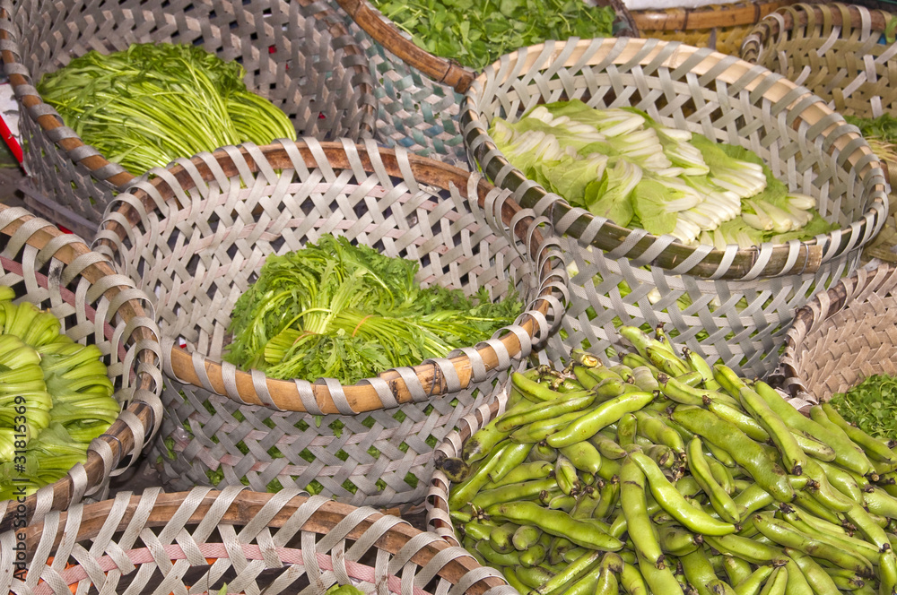 Obraz premium Marché à Shanghai - China