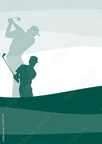 golf sport plakat