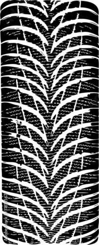 trace of the tyre, vector