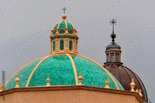 Cupola verde chiesa di porta Garibaldi a Marsala