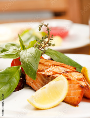 salmon steak