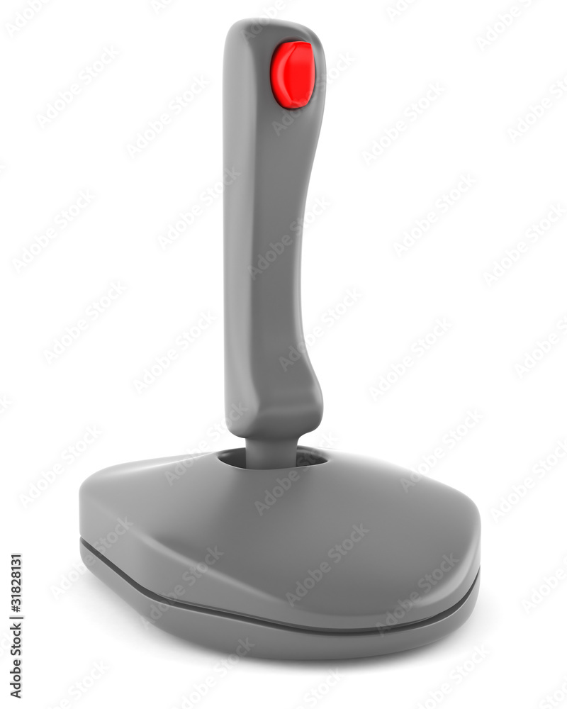 Joystick isolated on white background Joystick isolated on white background