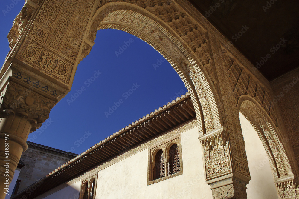 Granada, Nasrid architecture of Alhambra