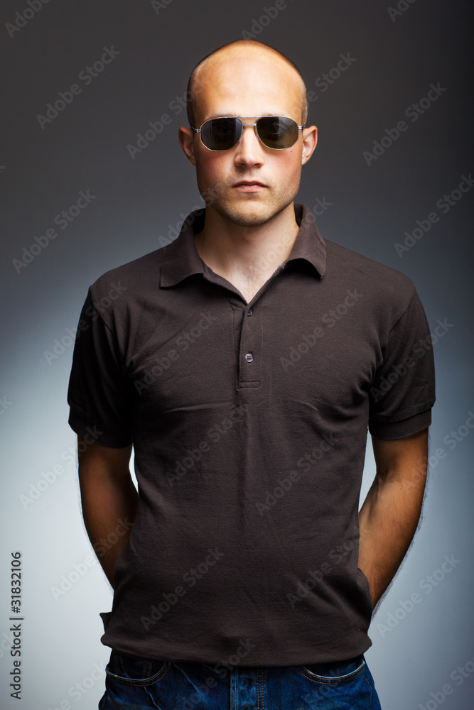 Obraz premium Good looking fashion young with a urban look