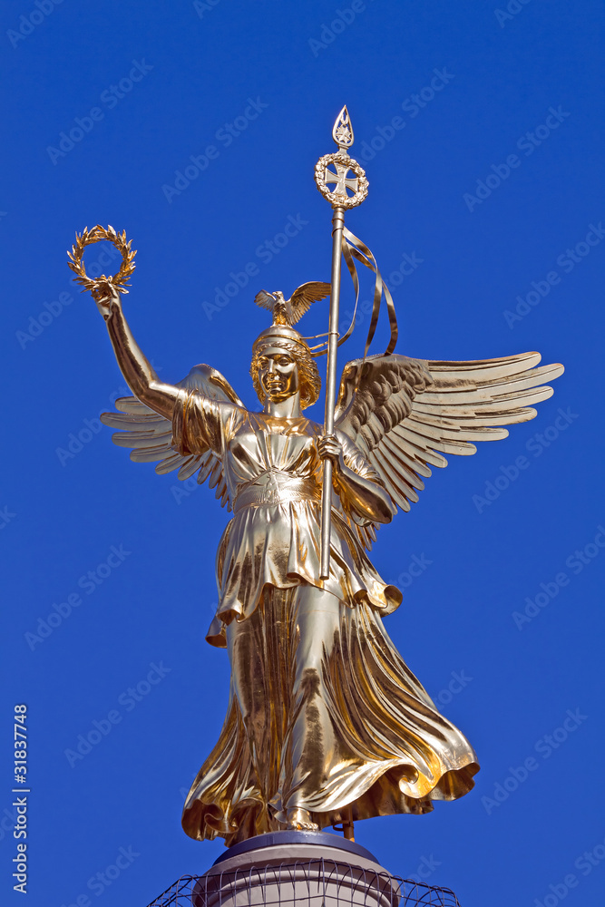 Fototapeta premium Restaurierte Siegessäule Berlin