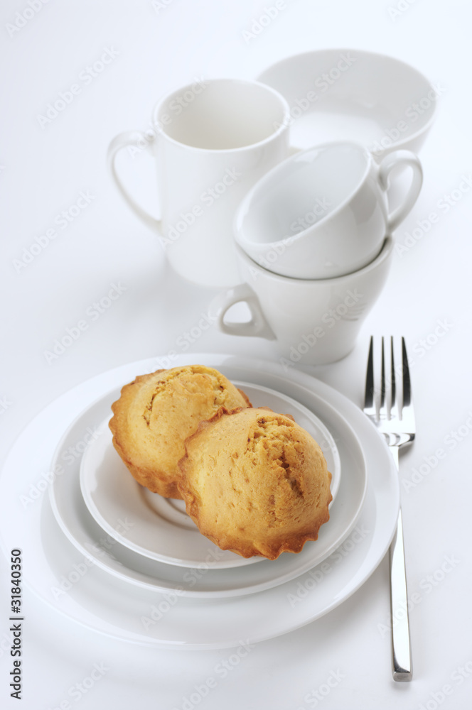 Cupcakes and dishware Cupcakes and dishware