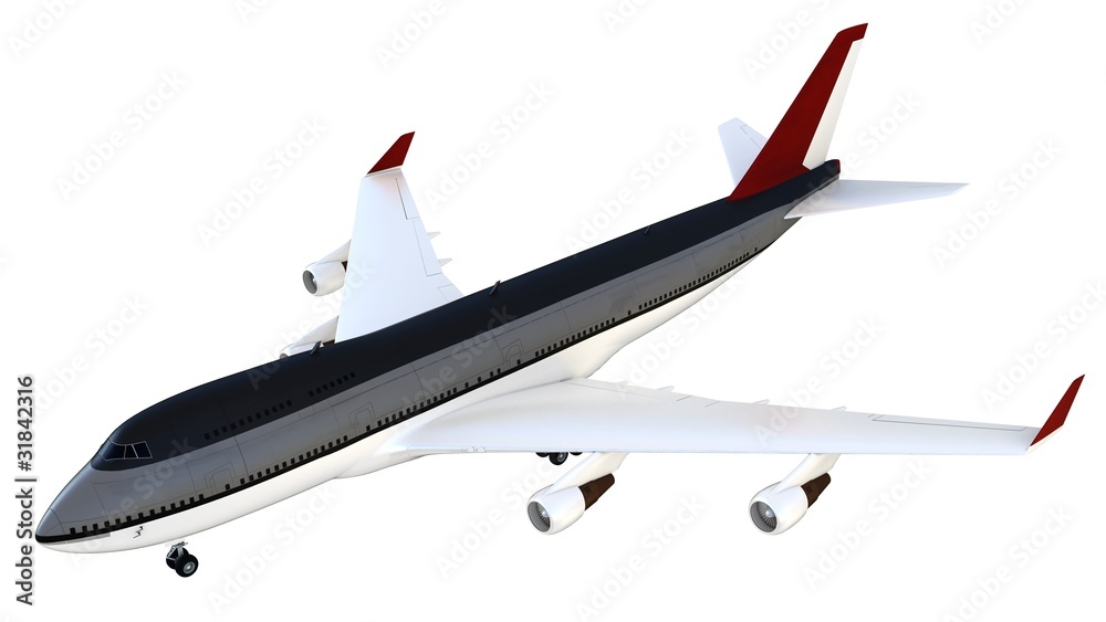 3d passanger plane 3d passanger plane