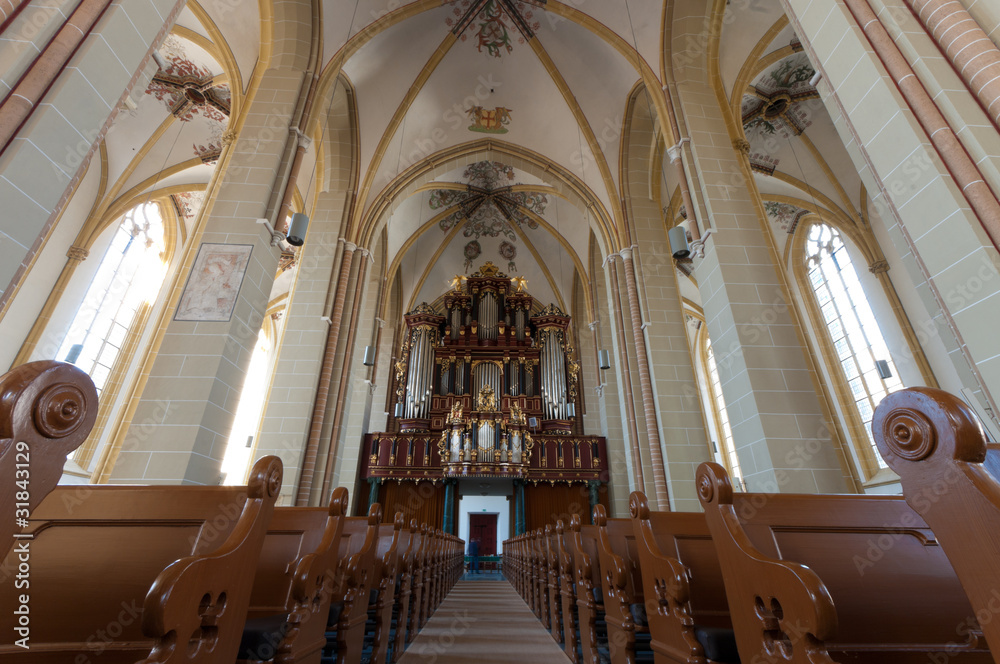 interior of dutch church