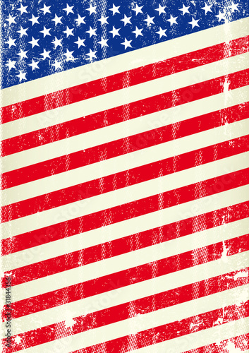 Dirty flag of united states of America