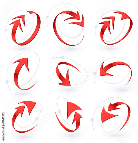 Set of red arrows Free Download Set of red arrows - GFXLoad