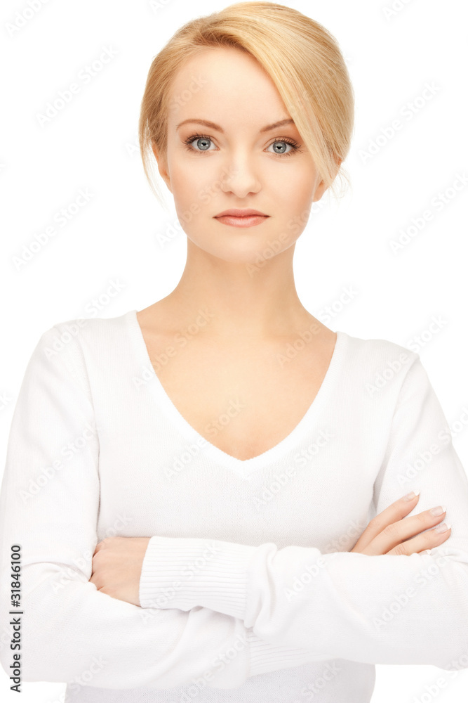 calm and friendly woman calm and friendly woman