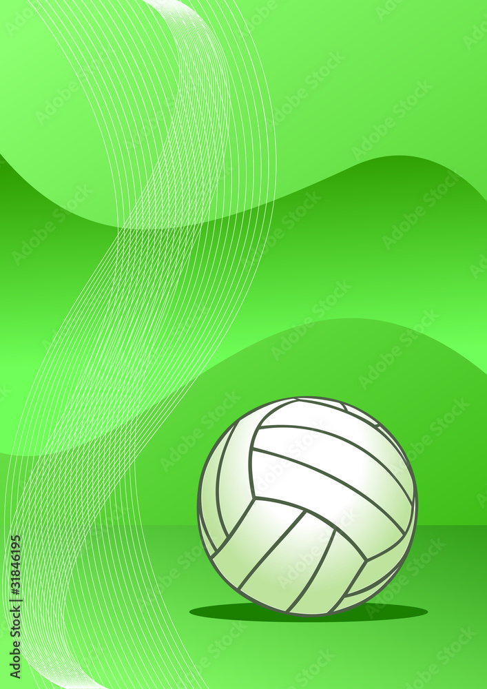 Vector volleyball background Vector volleyball background