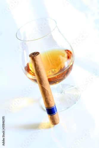 Zigarre und Whiskey