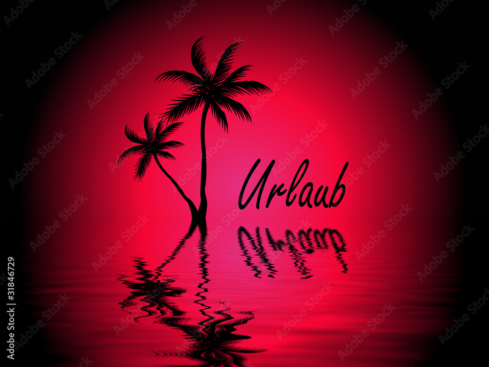 Obraz premium Urlaub