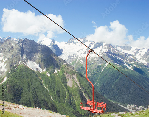 Caucasus Mountains. Region Dombay photo