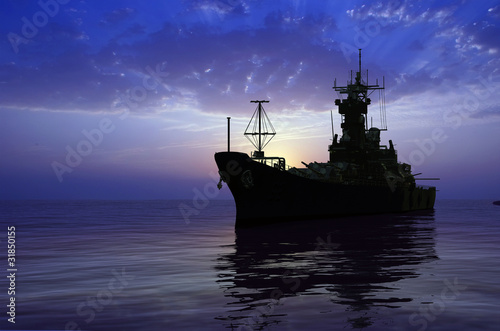The military ship © Kovalenko I