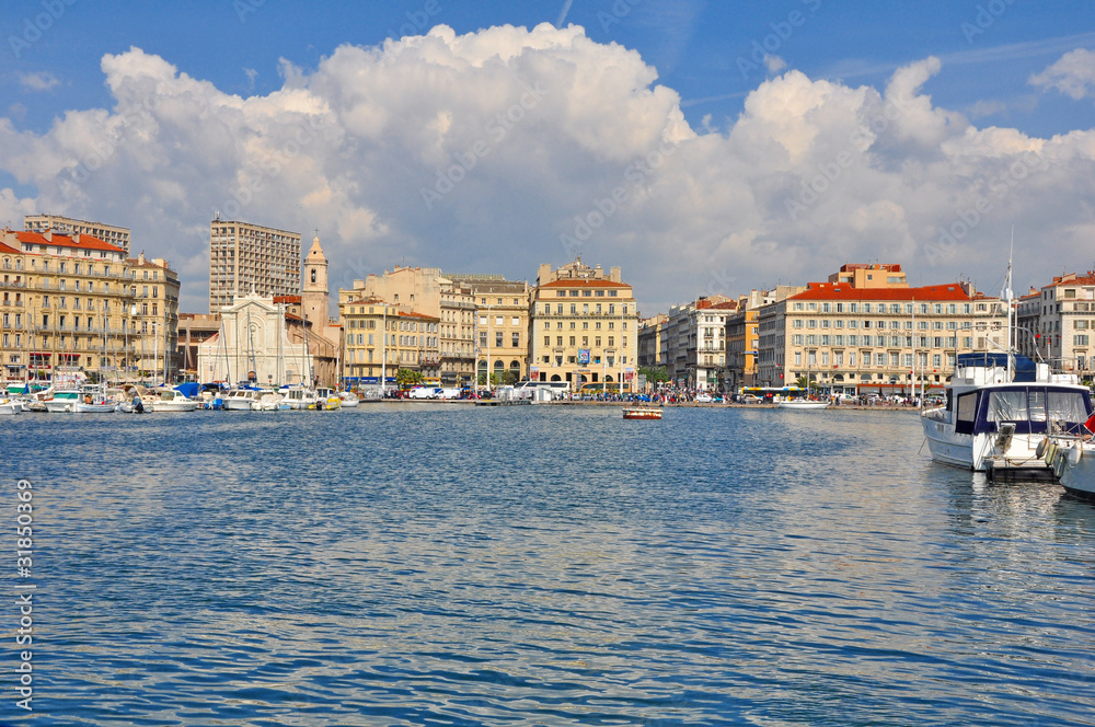 Marseille, vue du fery boat