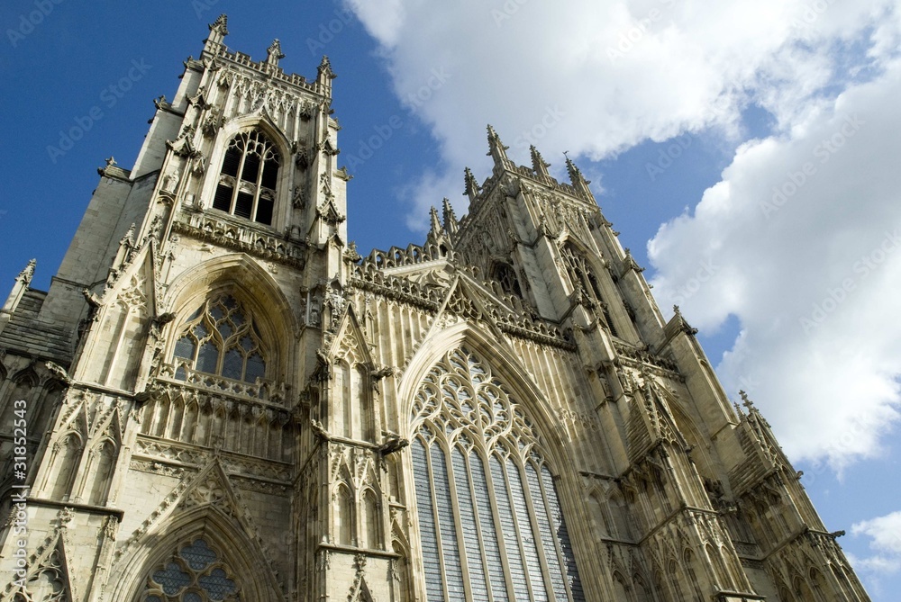 Fototapeta premium York Minster or Cathedral in Yorkshire England