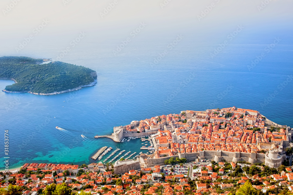 Fototapeta premium Dubrovnik Aerial View
