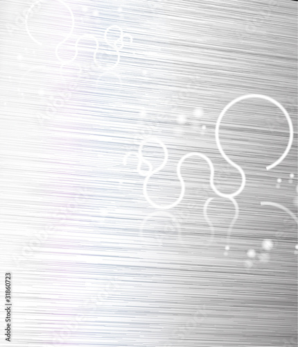 Silver metal plate
