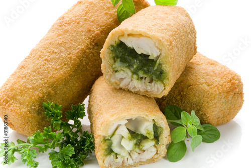 fish croquette photo