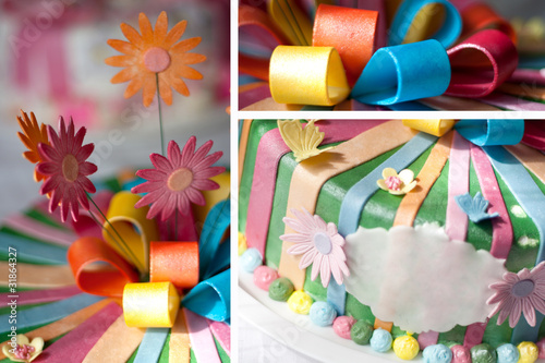 colourfull birthday cake