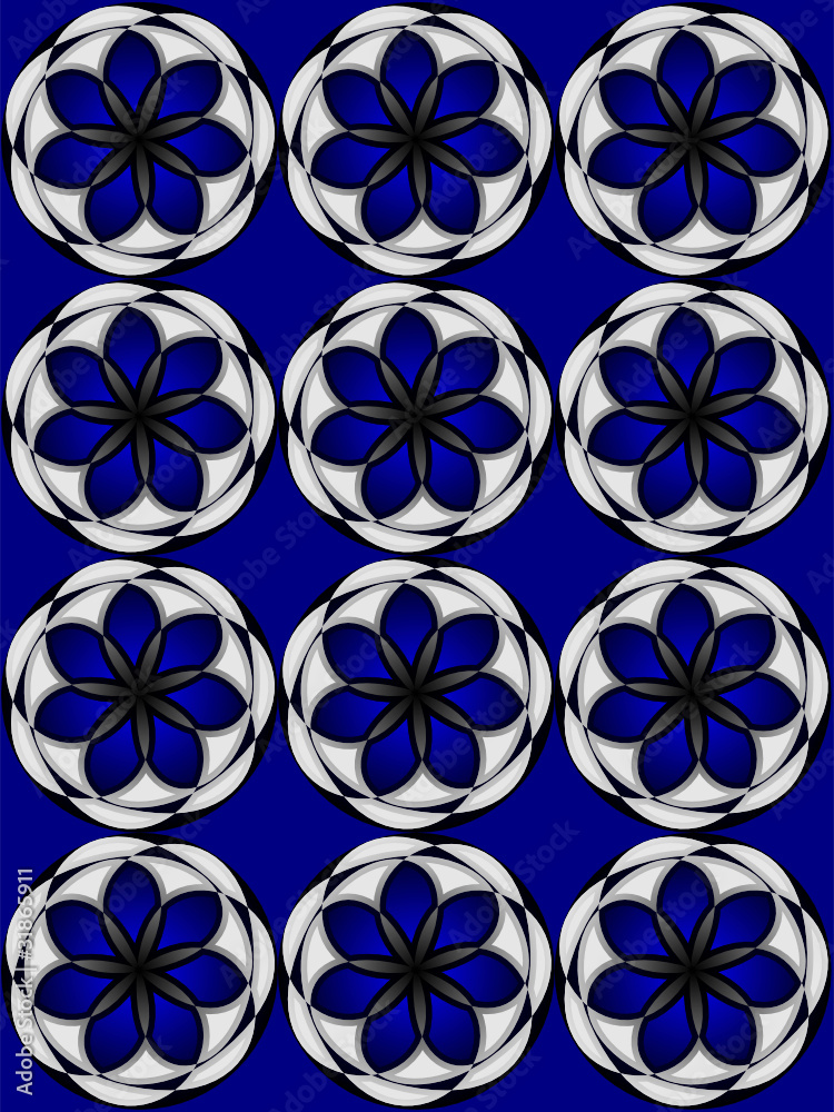 Stoffmuster blau Stoffmuster blau