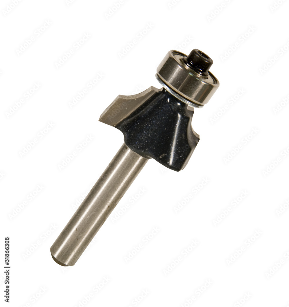 round over router bit isolated