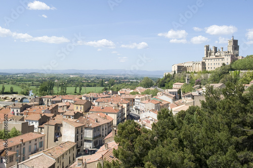 Vue de Béziers, France