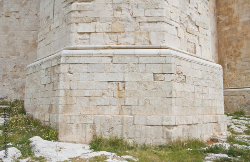 Fototapeta Naklejka Na Ścianę i Meble -  Detail of Castel del Monte. Andria. Apulia.