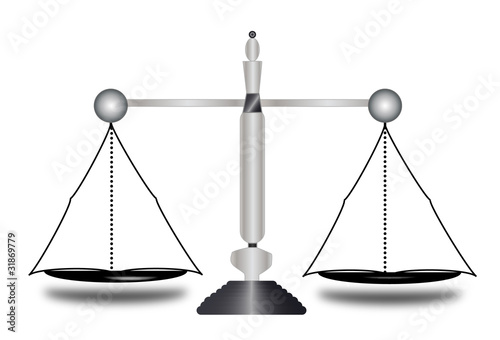 Justicia,balanza equilibrada