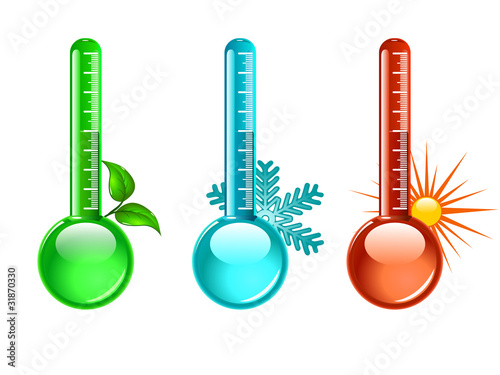 Thermometer vector