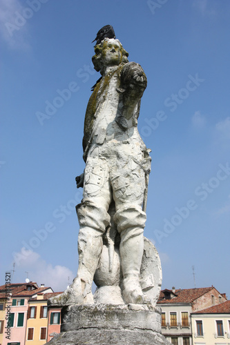 Padua - statue of Rainiero Vasco at Prato della Valle