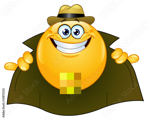Flasher emoticon
