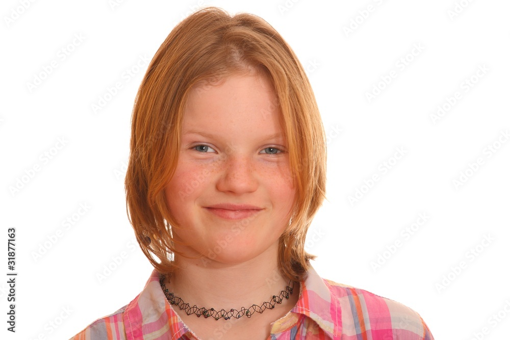 Portrait eines jungen blonden Mädchens Portrait eines jungen blonden Mädchens
