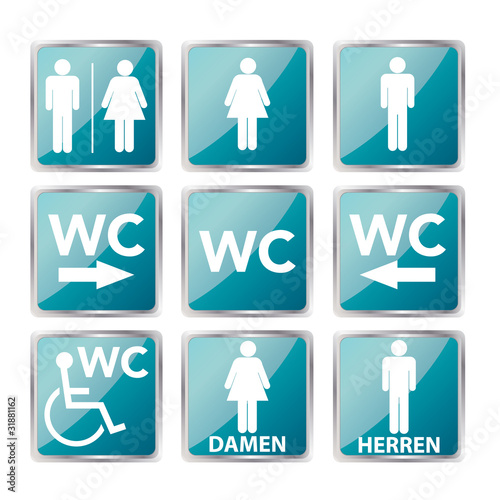 wc icons glossy set